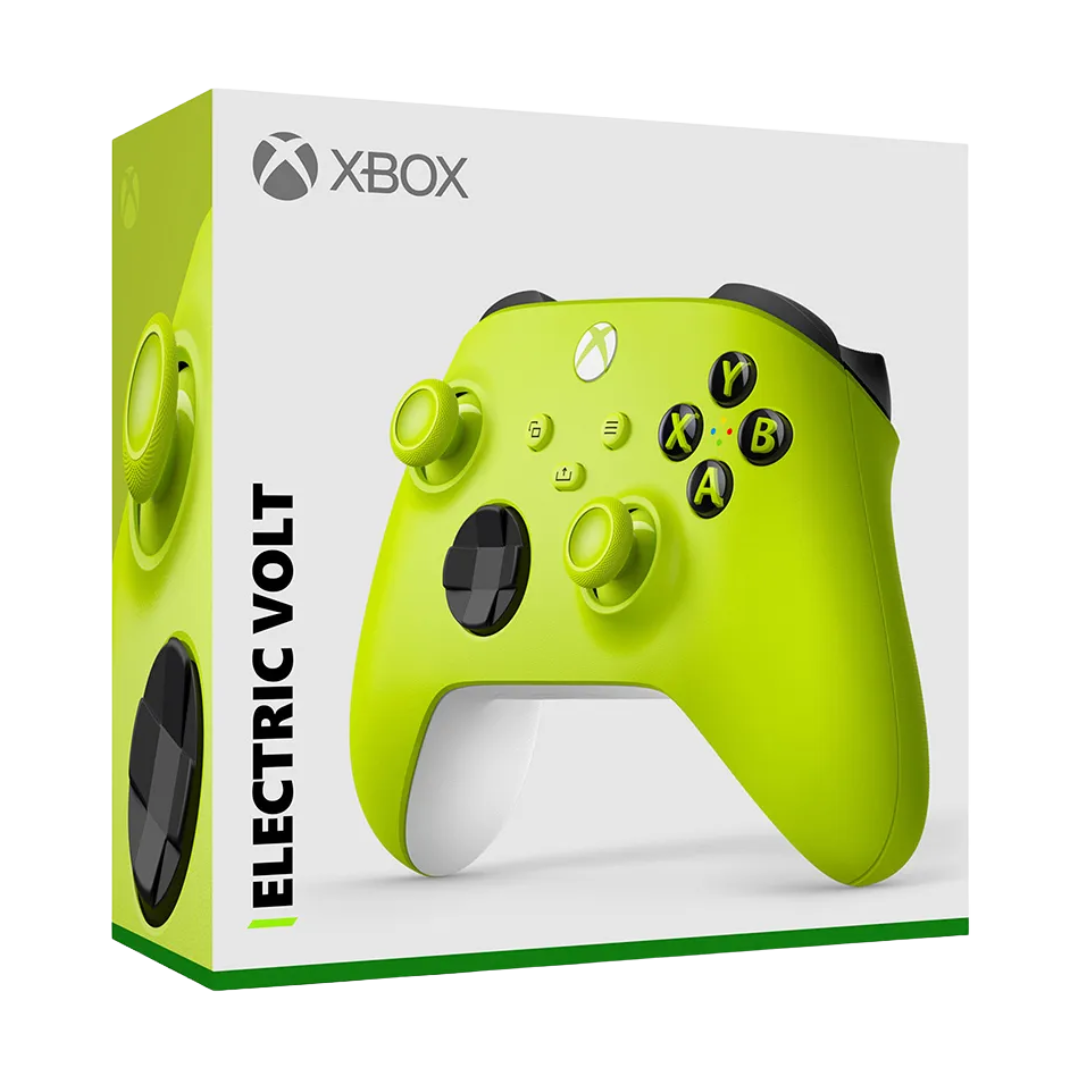 Controle Xbox amarelo (Electric Volt)
